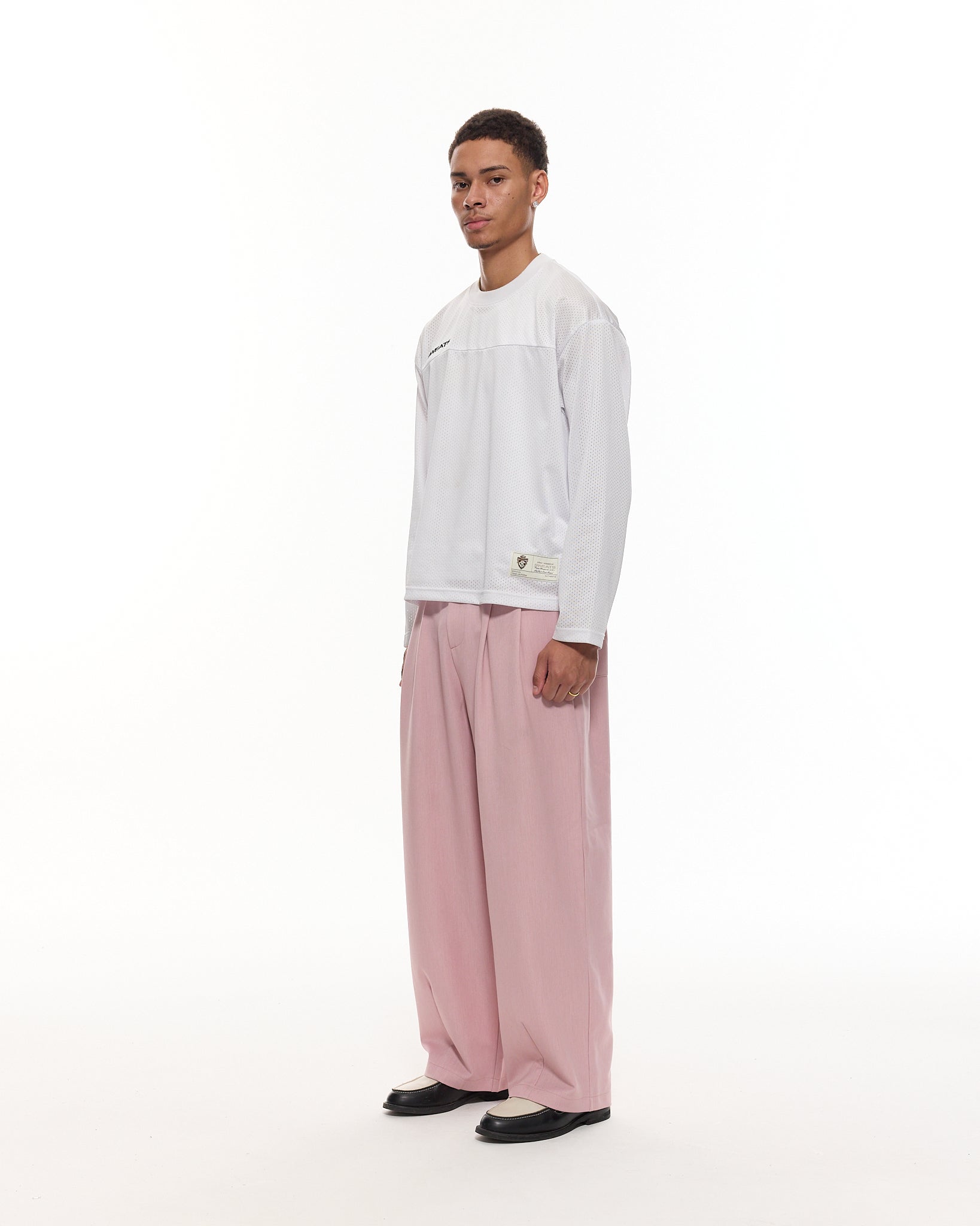 PLEATED PANT - PINK - Sweats UK