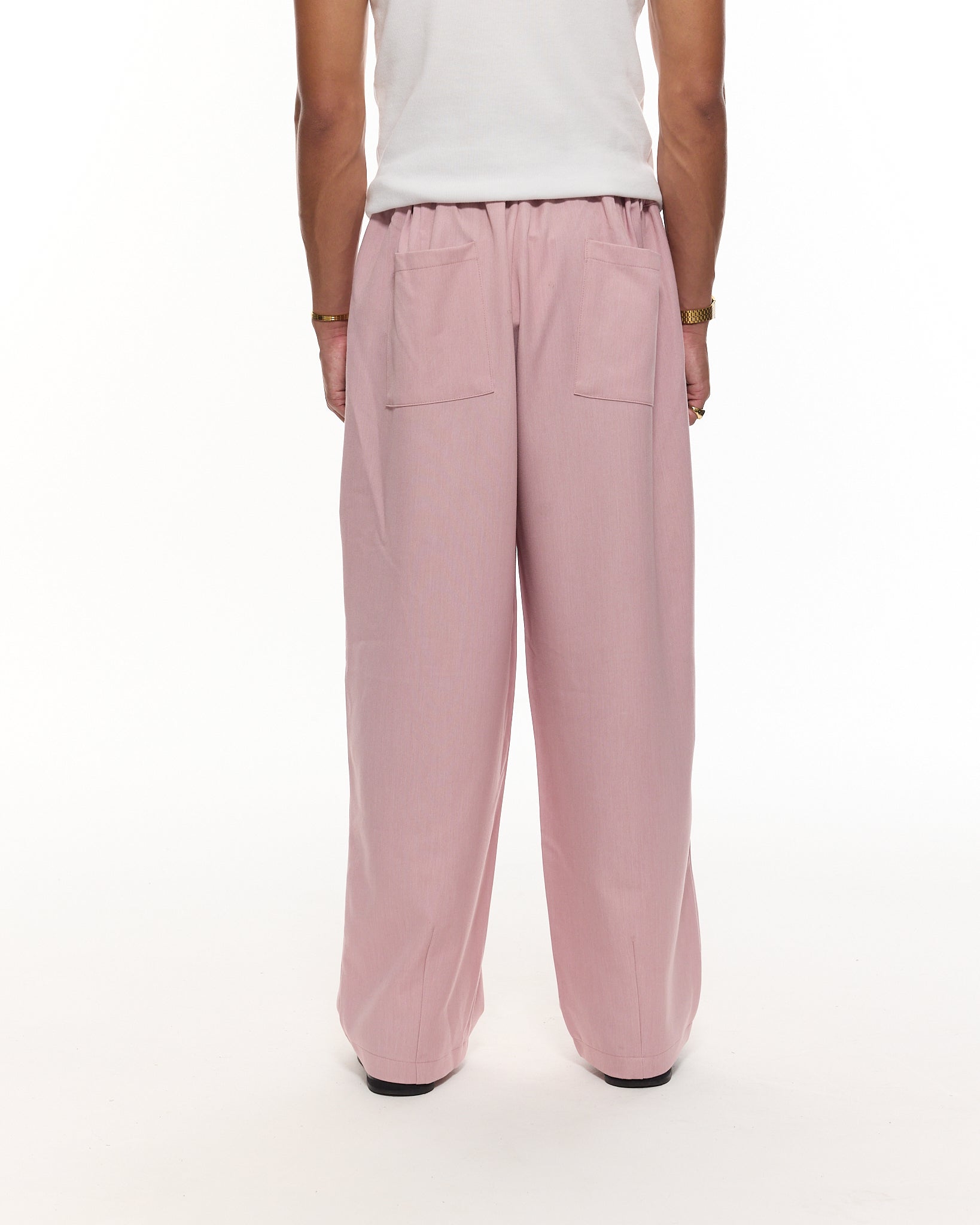 PLEATED PANT - PINK - Sweats UK