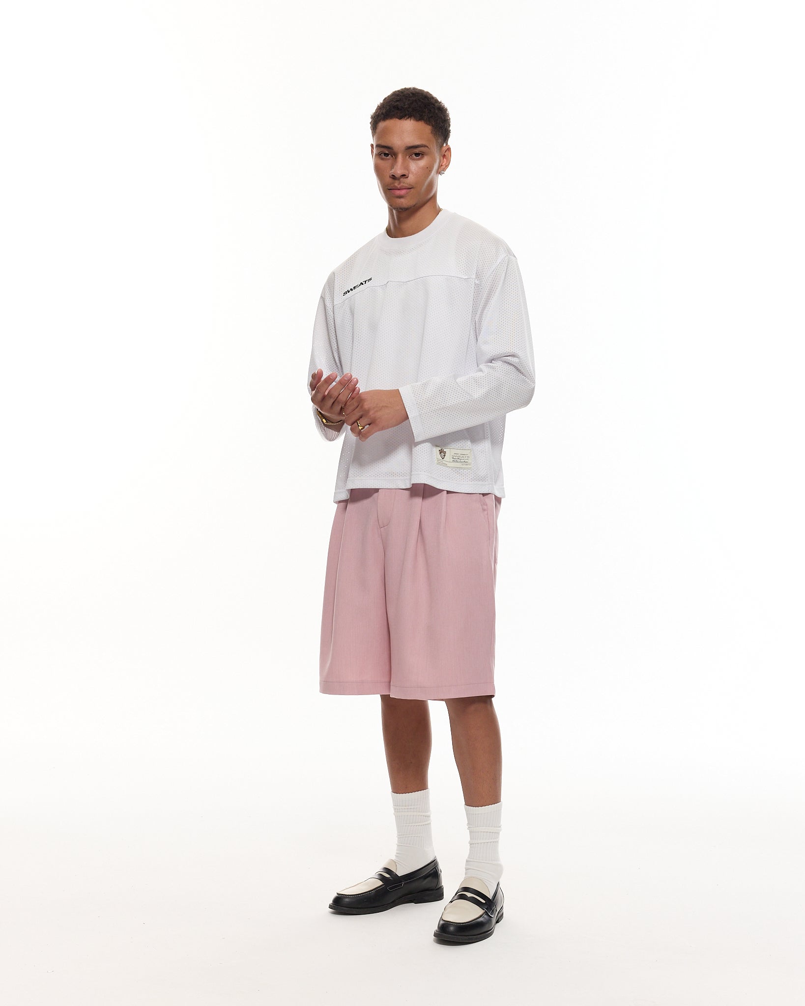 PLEATED SHORT - PINK - Sweats UK