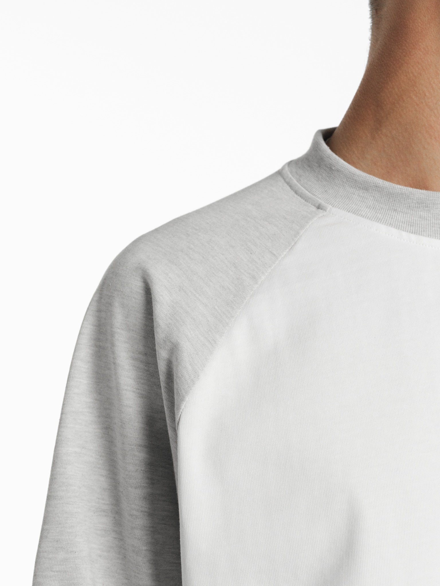 RAGLAN LS T-SHIRT - WHITE/ARCTYC