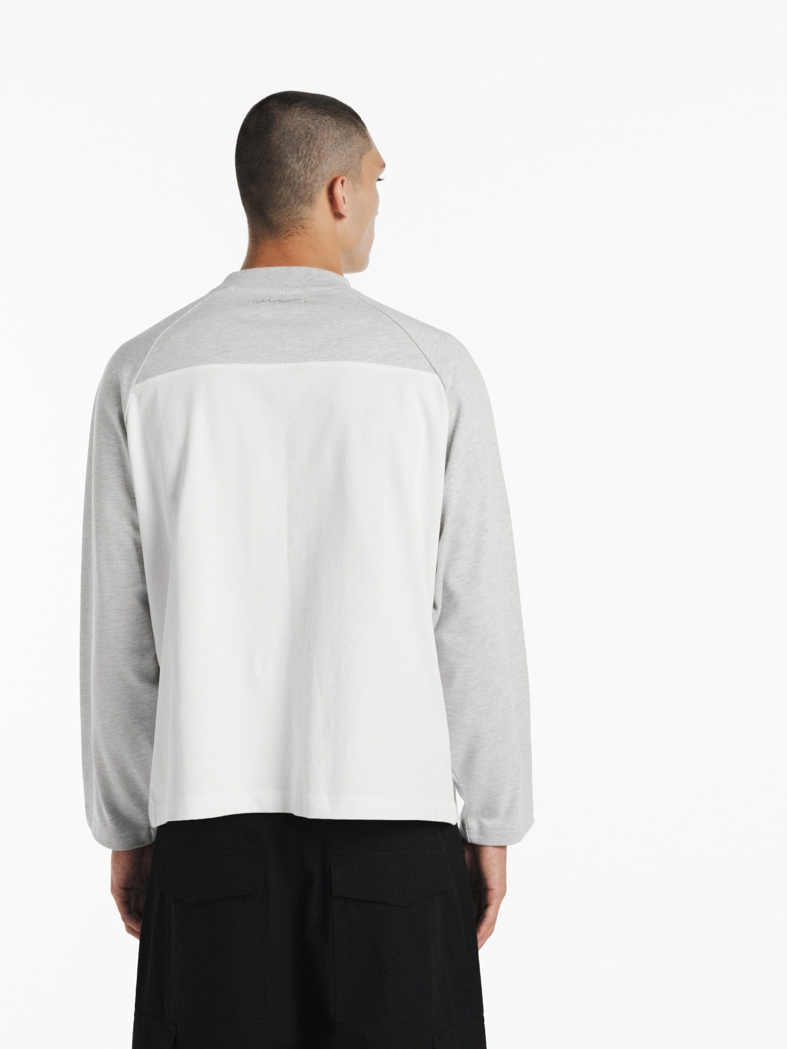RAGLAN LS T-SHIRT - WHITE/ARCTYC