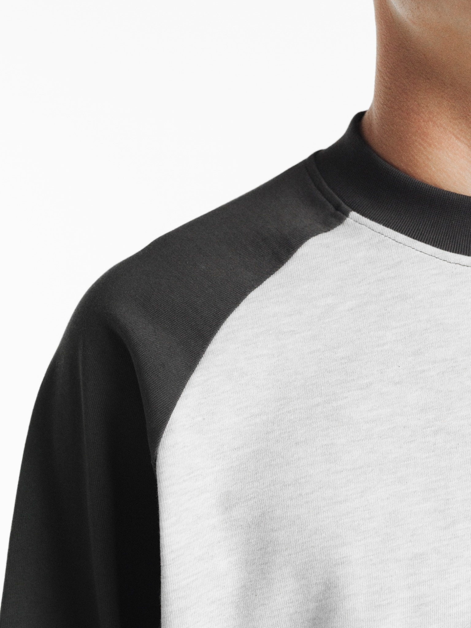 RAGLAN LS T-SHIRT - ARCTYC/GRANITE