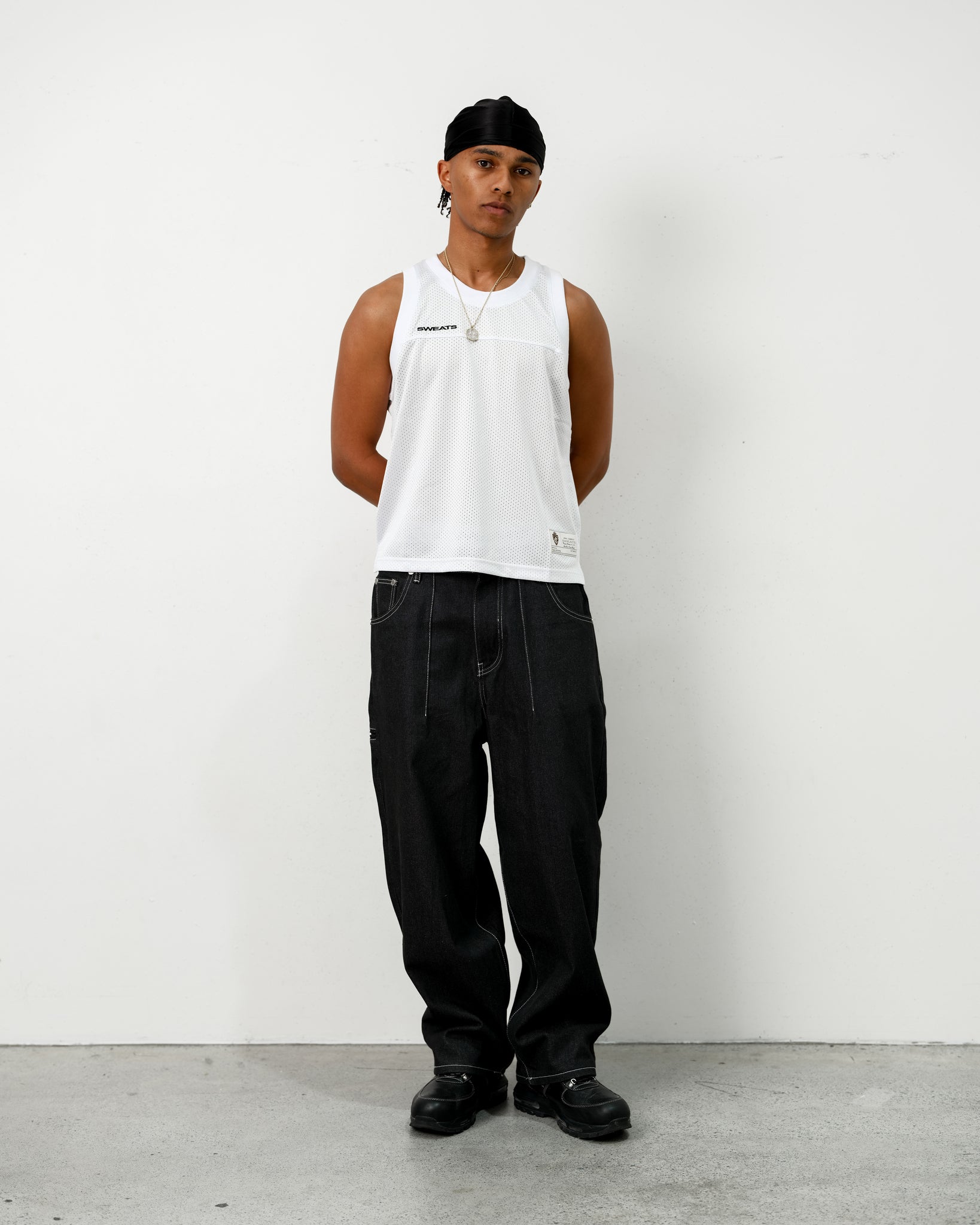 MESH SINGLET - WHITE