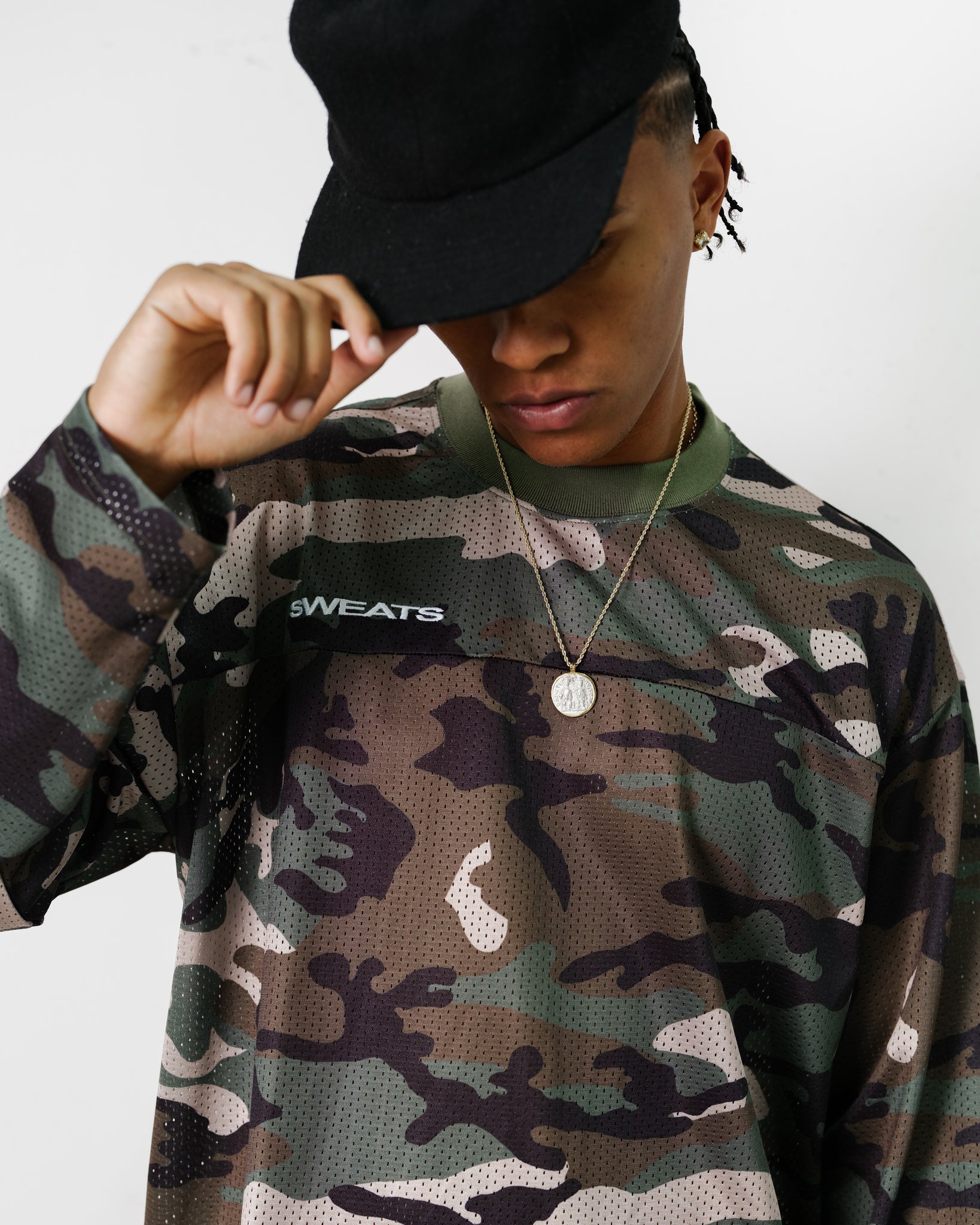 MESH LS T-SHIRT - CAMO