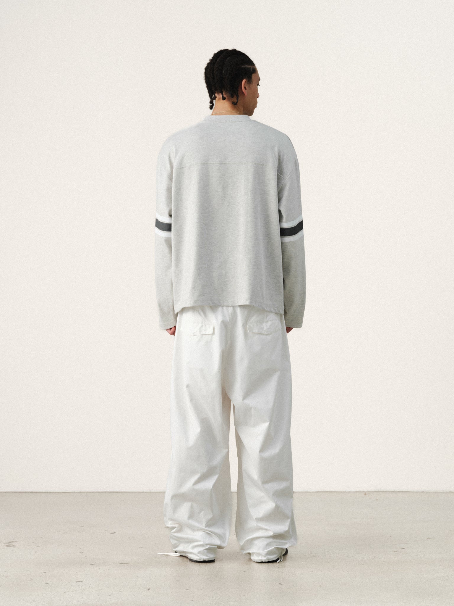 Long sleeve jersey T-shirt from Sweats UK in Arctyc color, featuring a comfortable fit and casual style.