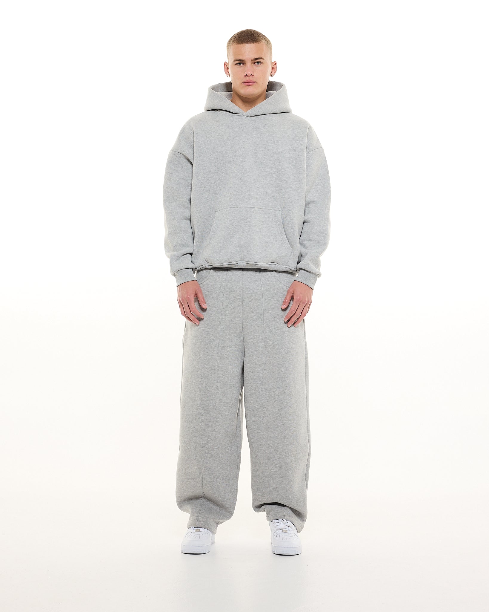 COZY HOODIE - GREY - Sweats UK