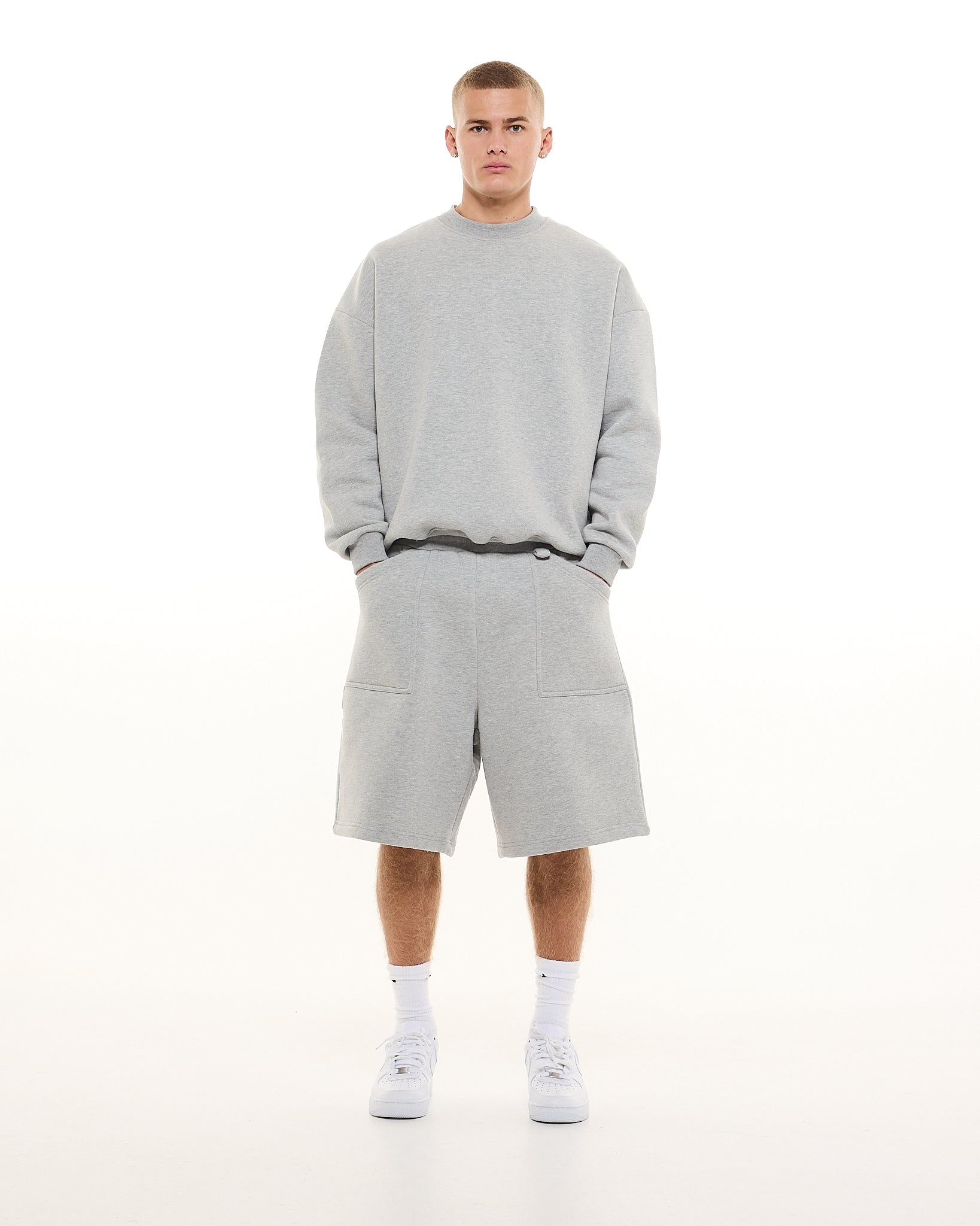 COZY SHORTS - GREY - Sweats UK