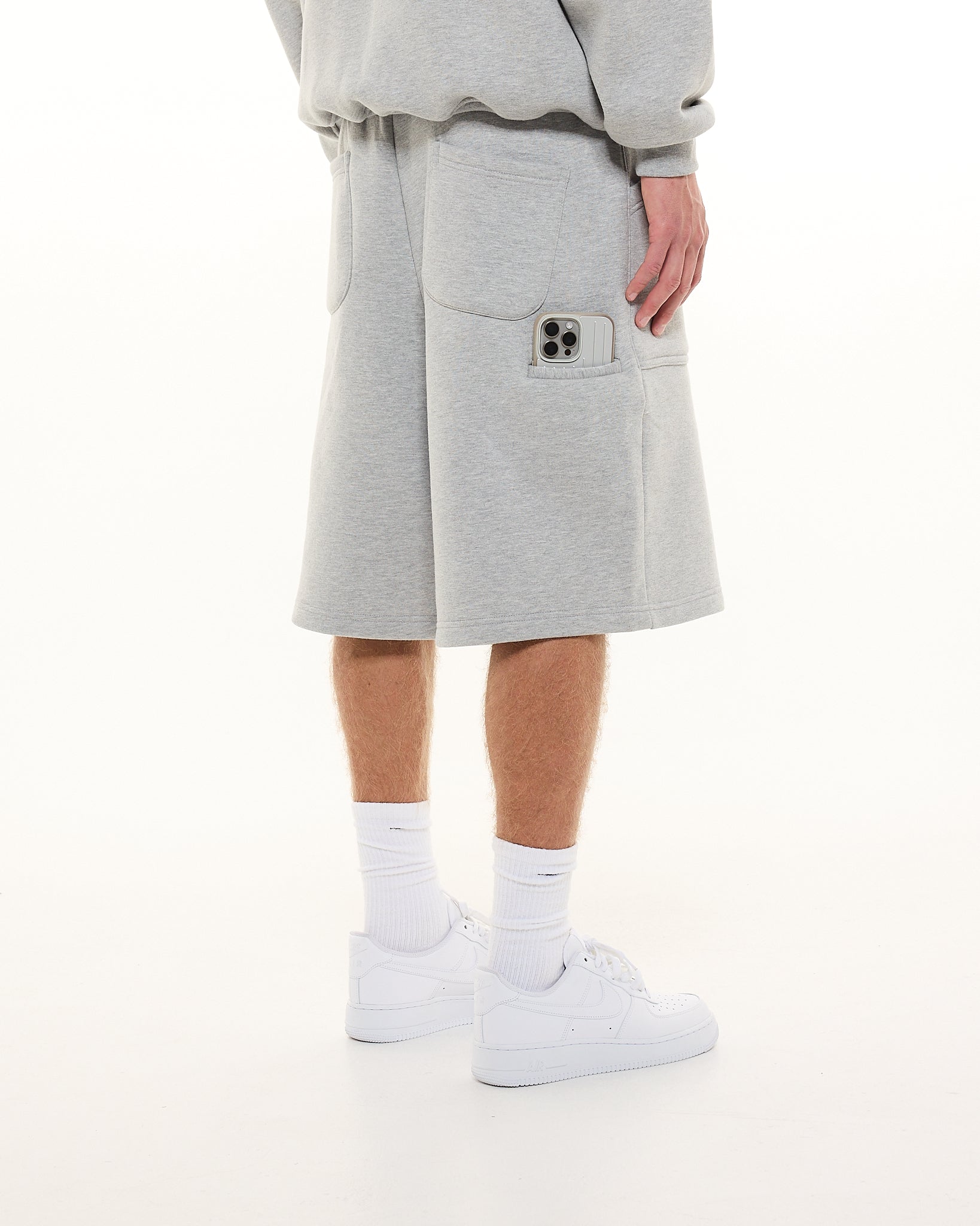 COZY SHORTS - GREY - Sweats UK