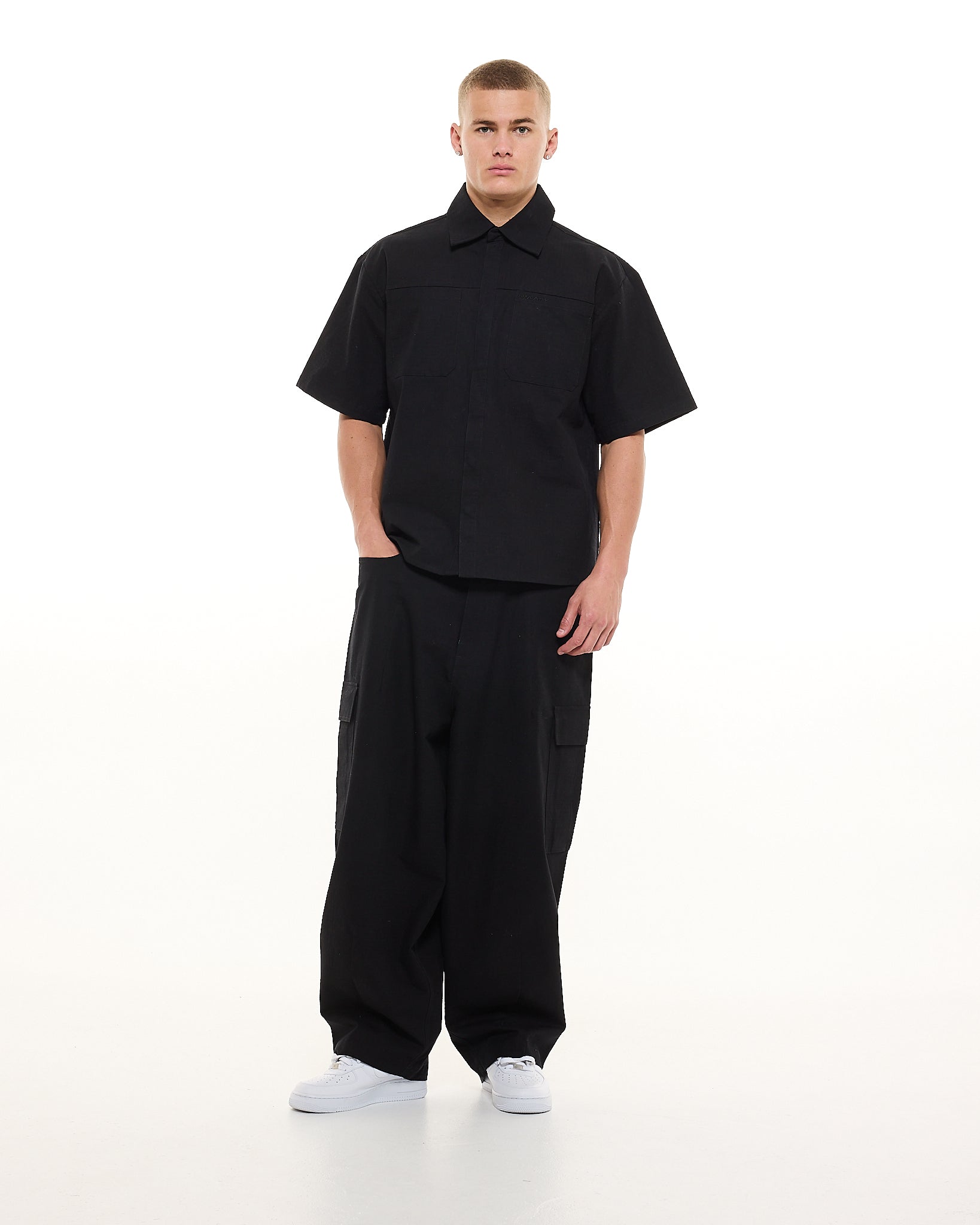 CARGO PANT - BLACK - Sweats UK