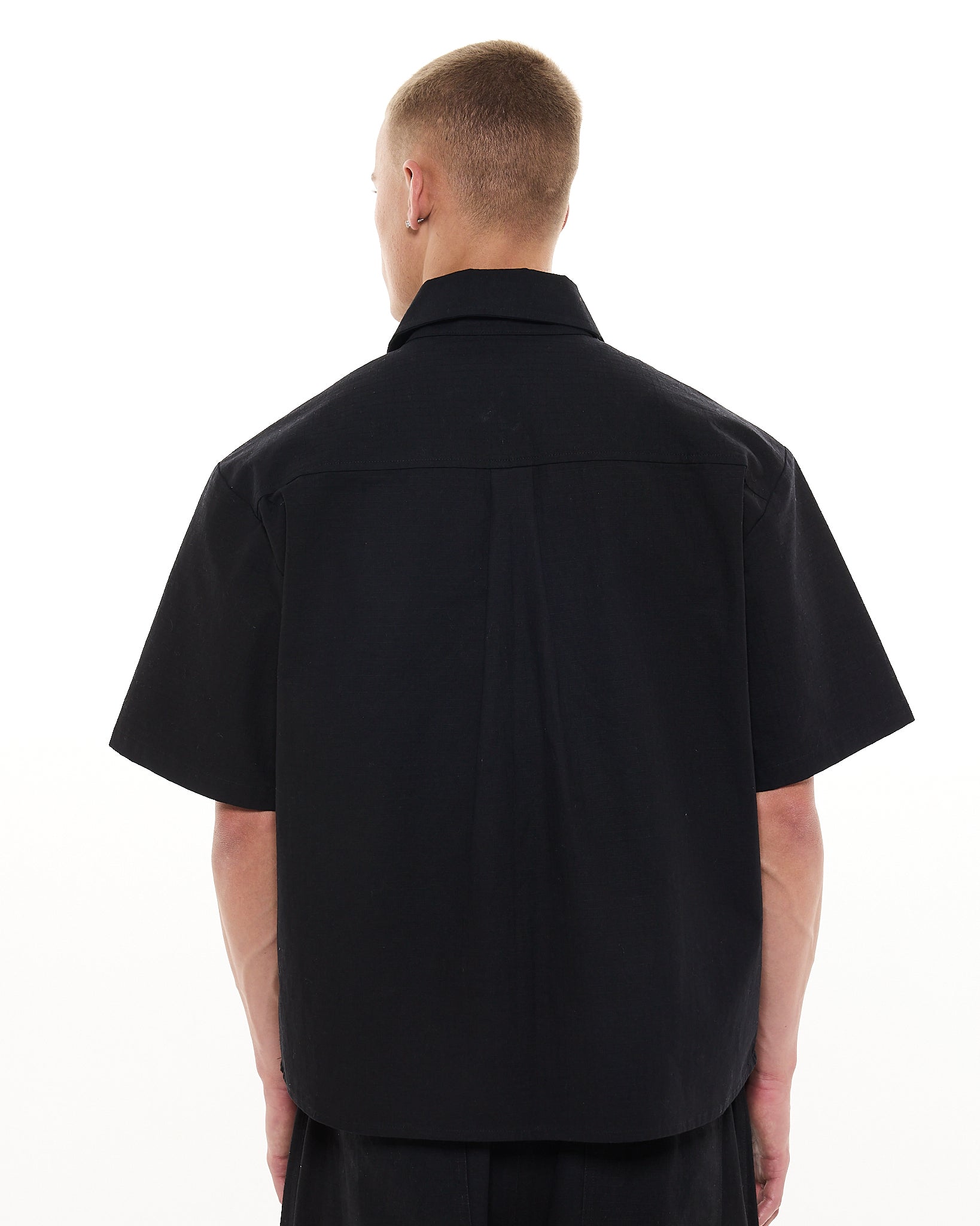 CARGO SS SHIRT - BLACK - Sweats UK