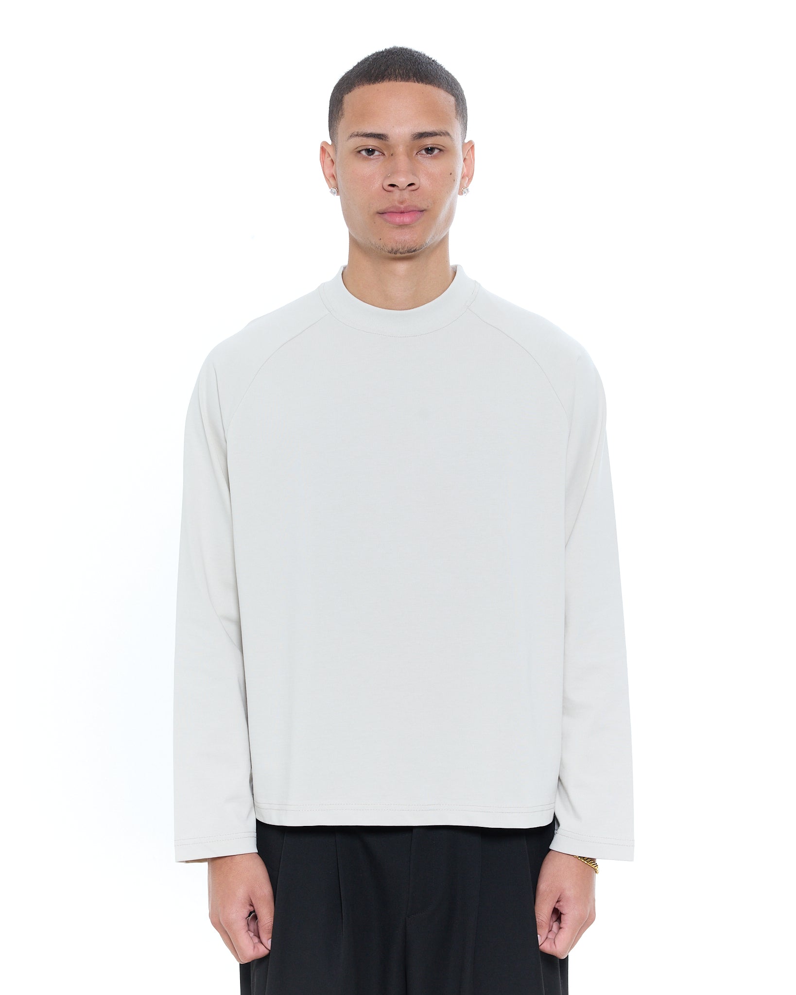 LONG SLEEVE T-SHIRT - CHALK