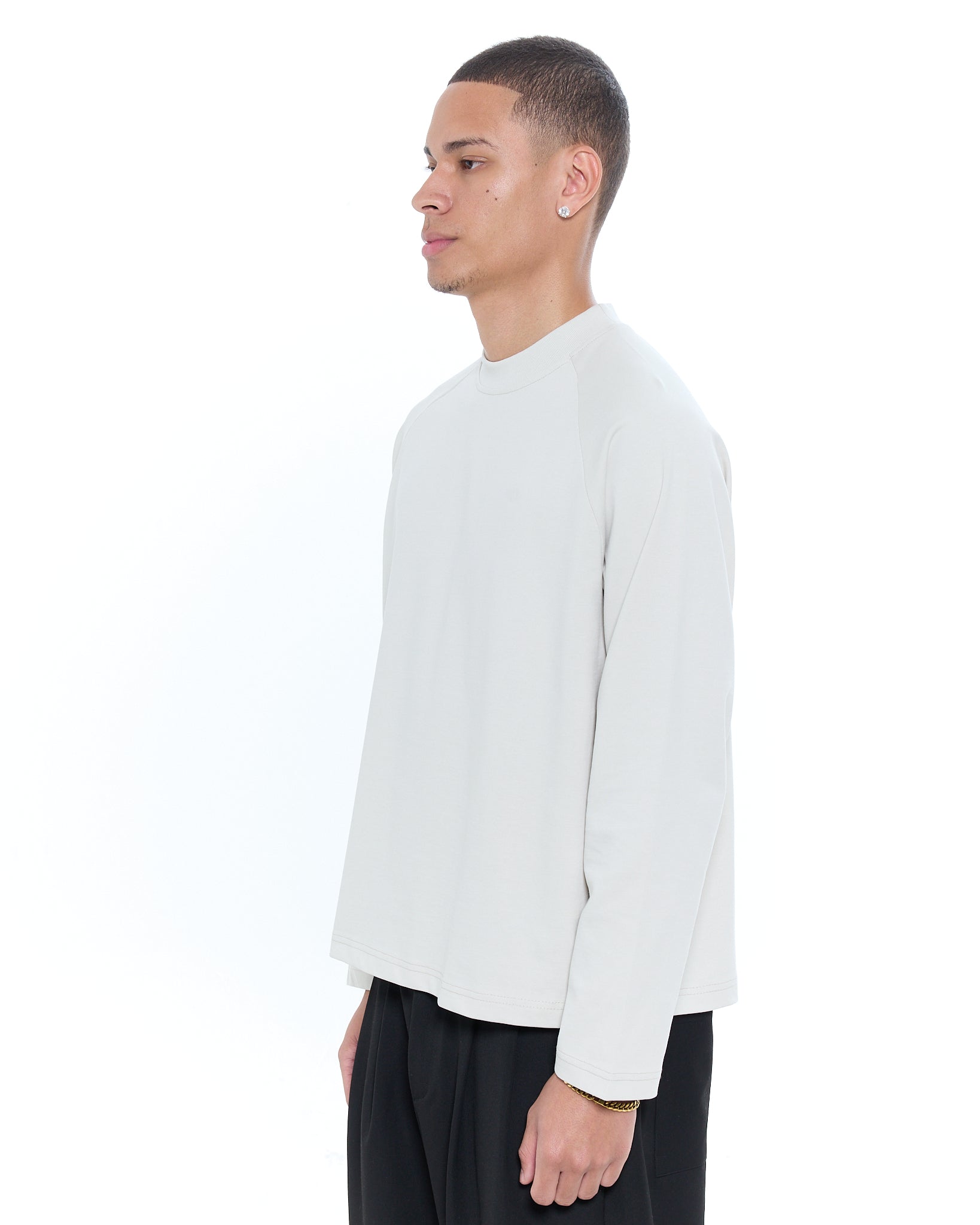 LONG SLEEVE T-SHIRT - CHALK