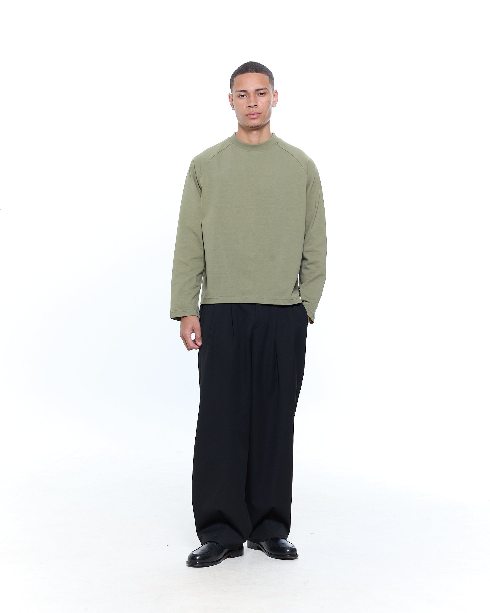 LONG SLEEVE T-SHIRT - SAGE