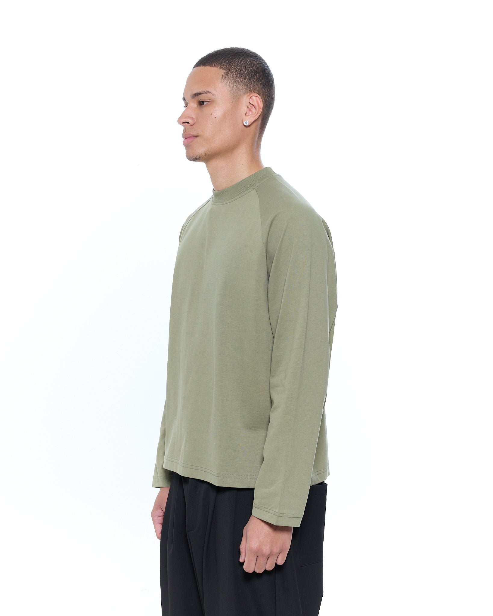 LONG SLEEVE T-SHIRT - SAGE