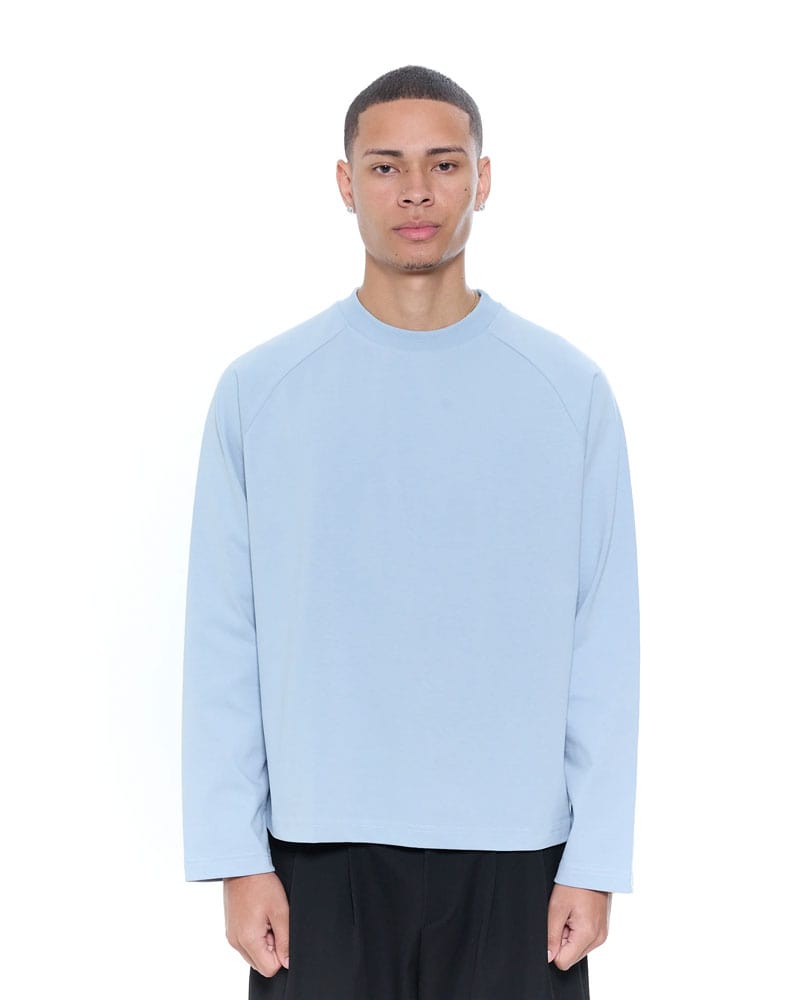 LONG SLEEVE T-SHIRT - GLACIER - Sweats UK
