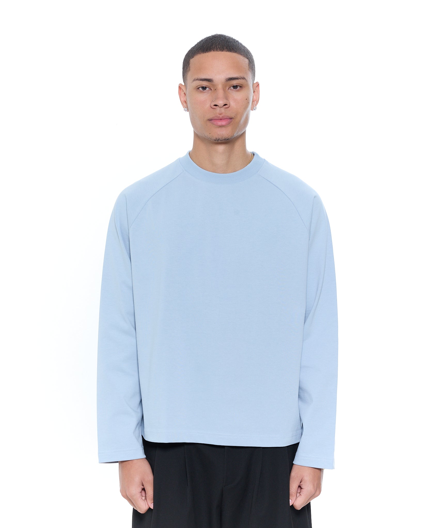 LONG SLEEVE T-SHIRT - GLACIER