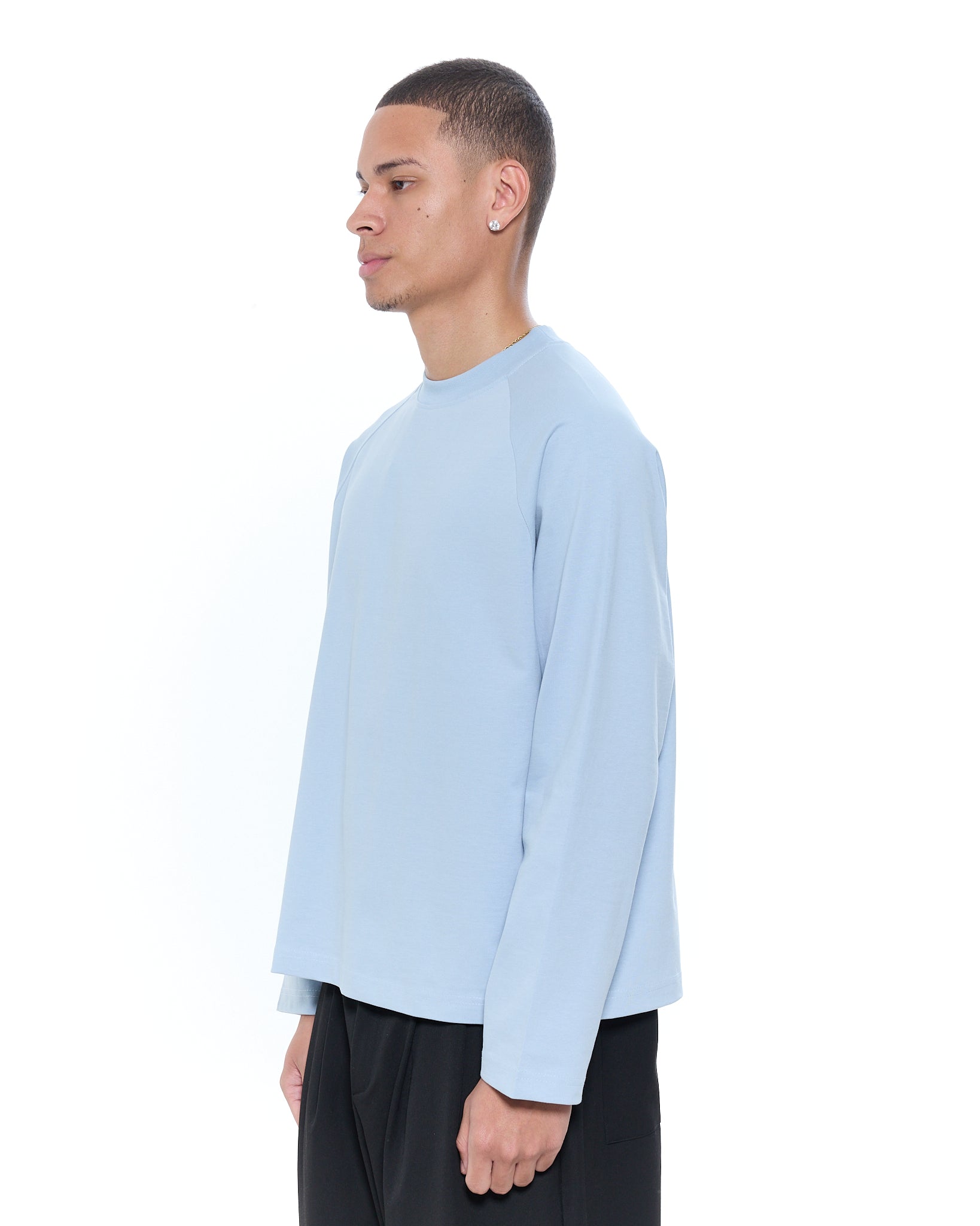 LONG SLEEVE T-SHIRT - GLACIER