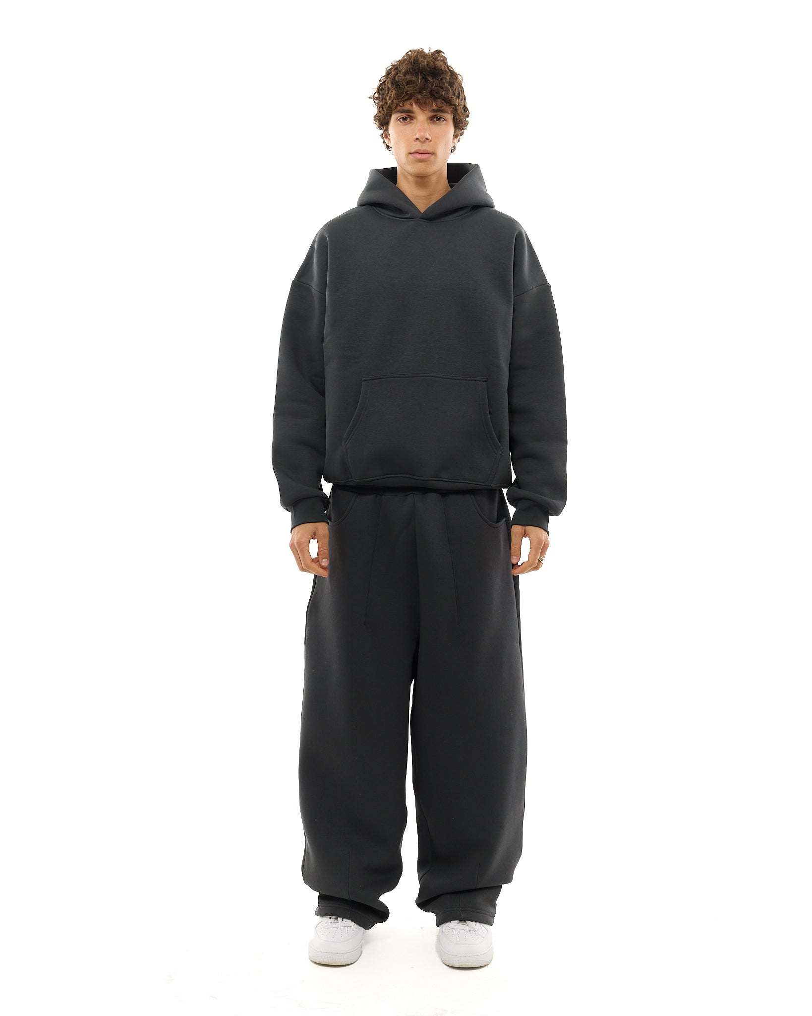 COZY STRAIGHT LEG SWEATS - GRANITE - Sweats UK