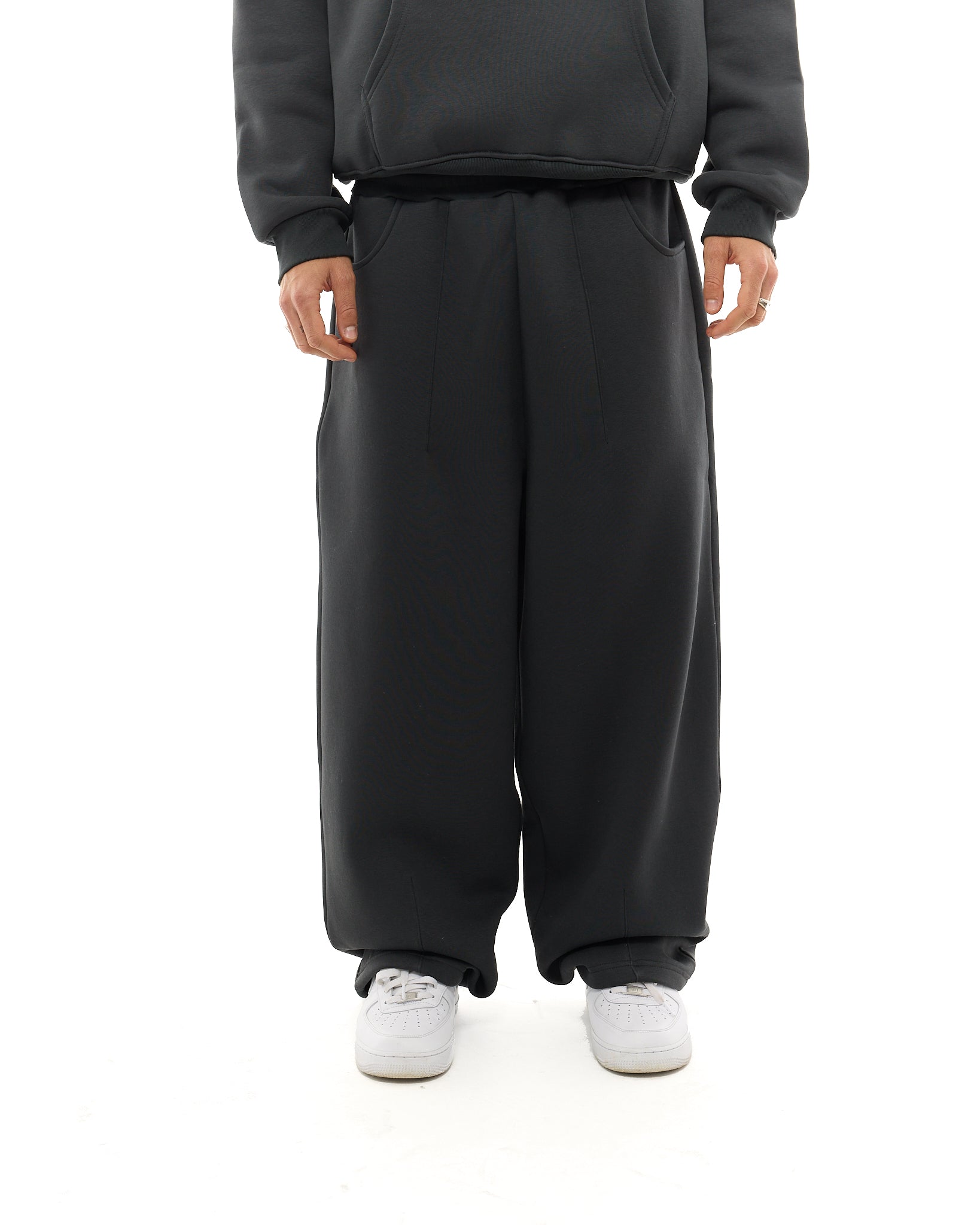 COZY STRAIGHT LEG SWEATS - GRANITE - Sweats UK