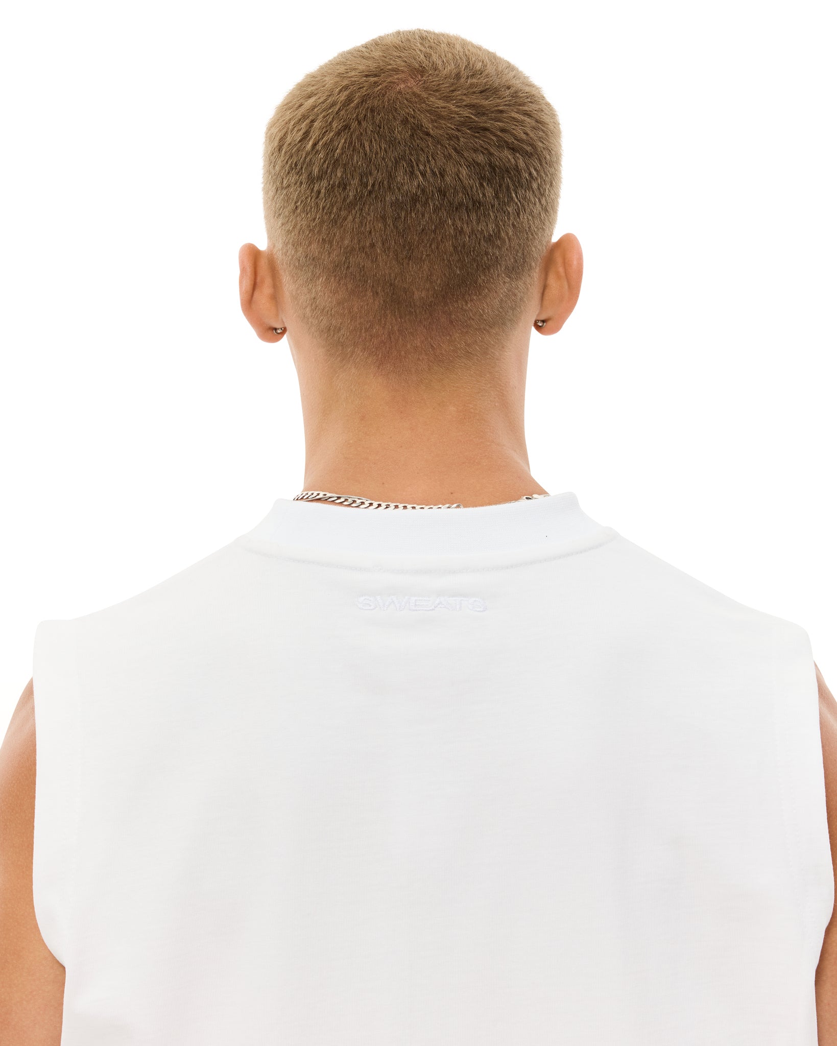 MUSCLE TEE - WHITE