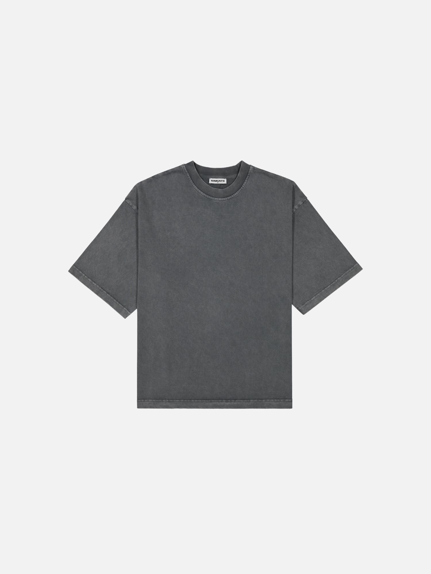 Signature Blank T Shirt Washed Grey | Sweats Collective