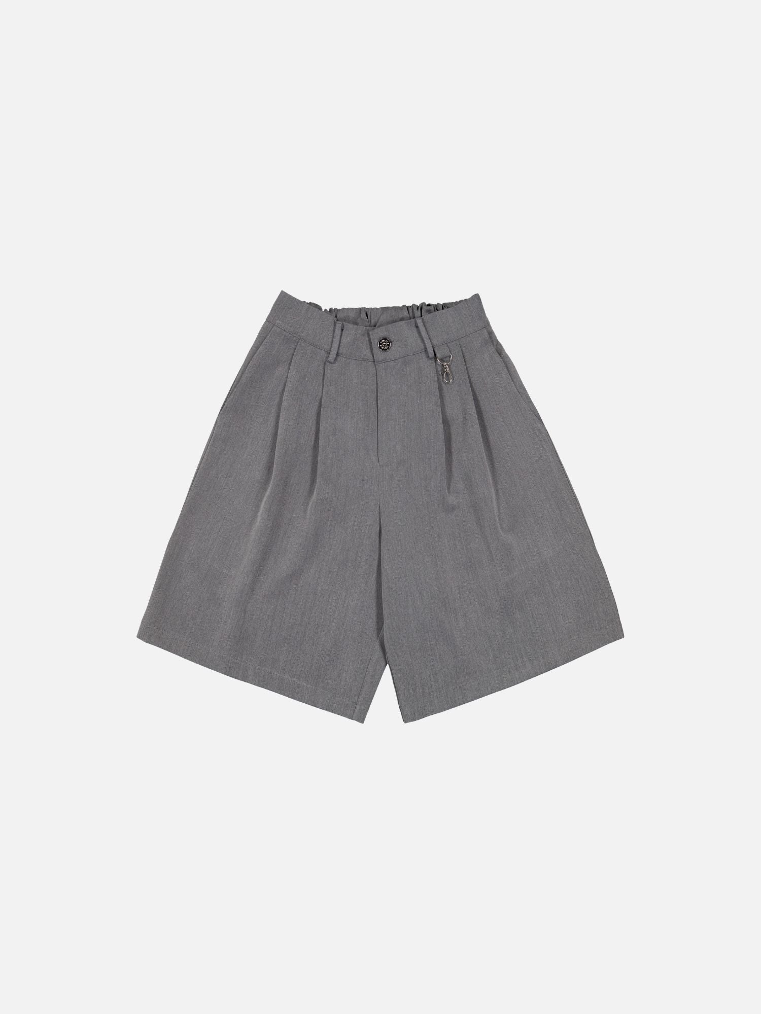 PLEATED SHORT - GREY