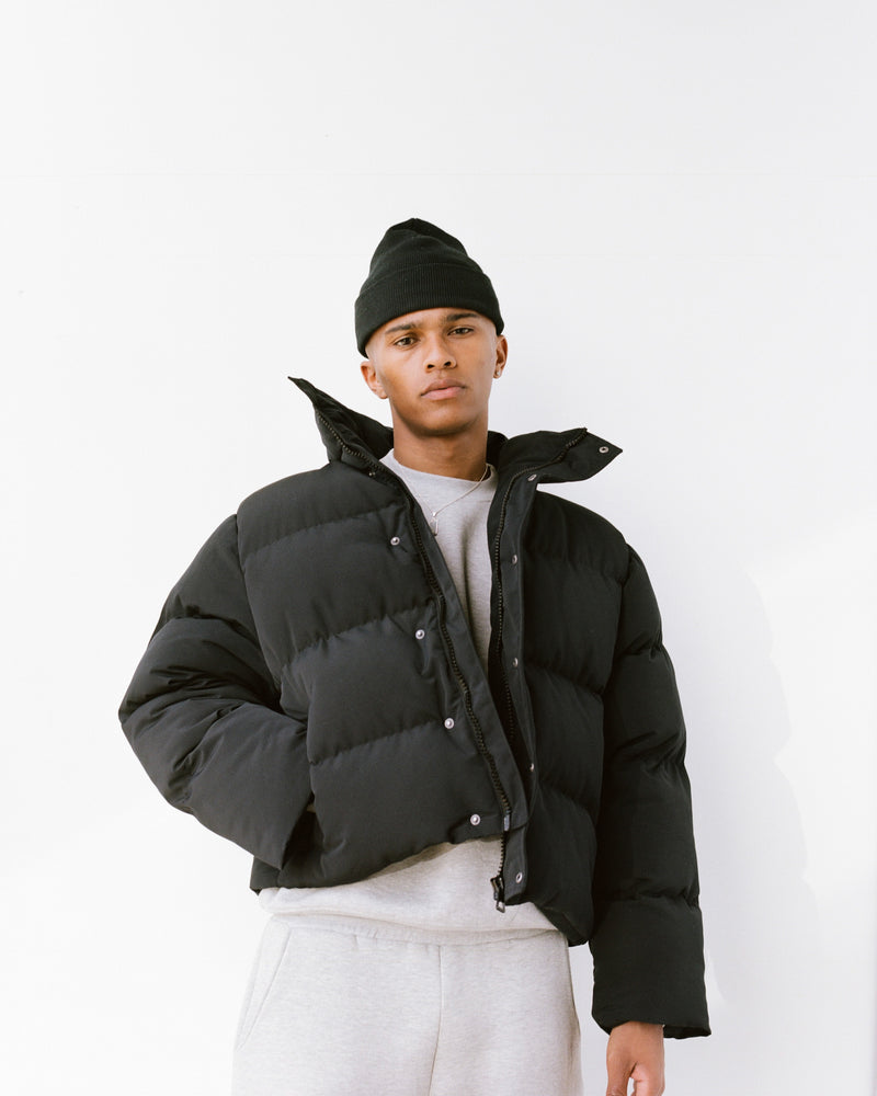 PUFFER JACKET - BLACK