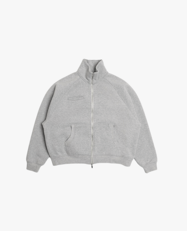 COZY TRACK JACKET - GREY