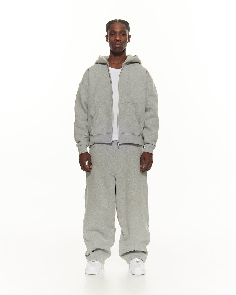 COZY STRAIGHT LEG SWEATS - GREY