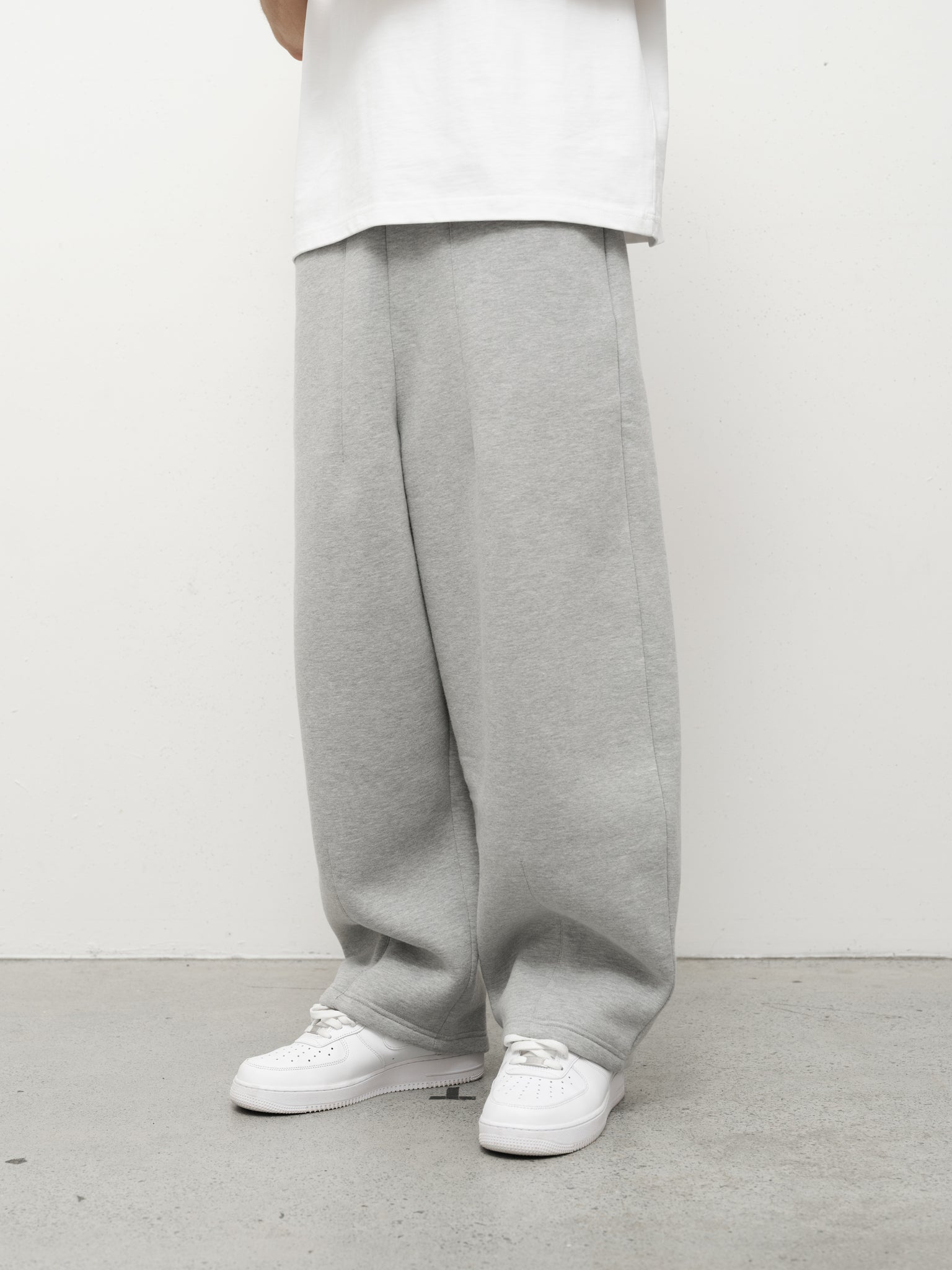 Cozy Straight Leg Sweats Grey | Sweats Collective