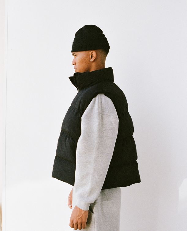 PUFFER VEST - BLACK