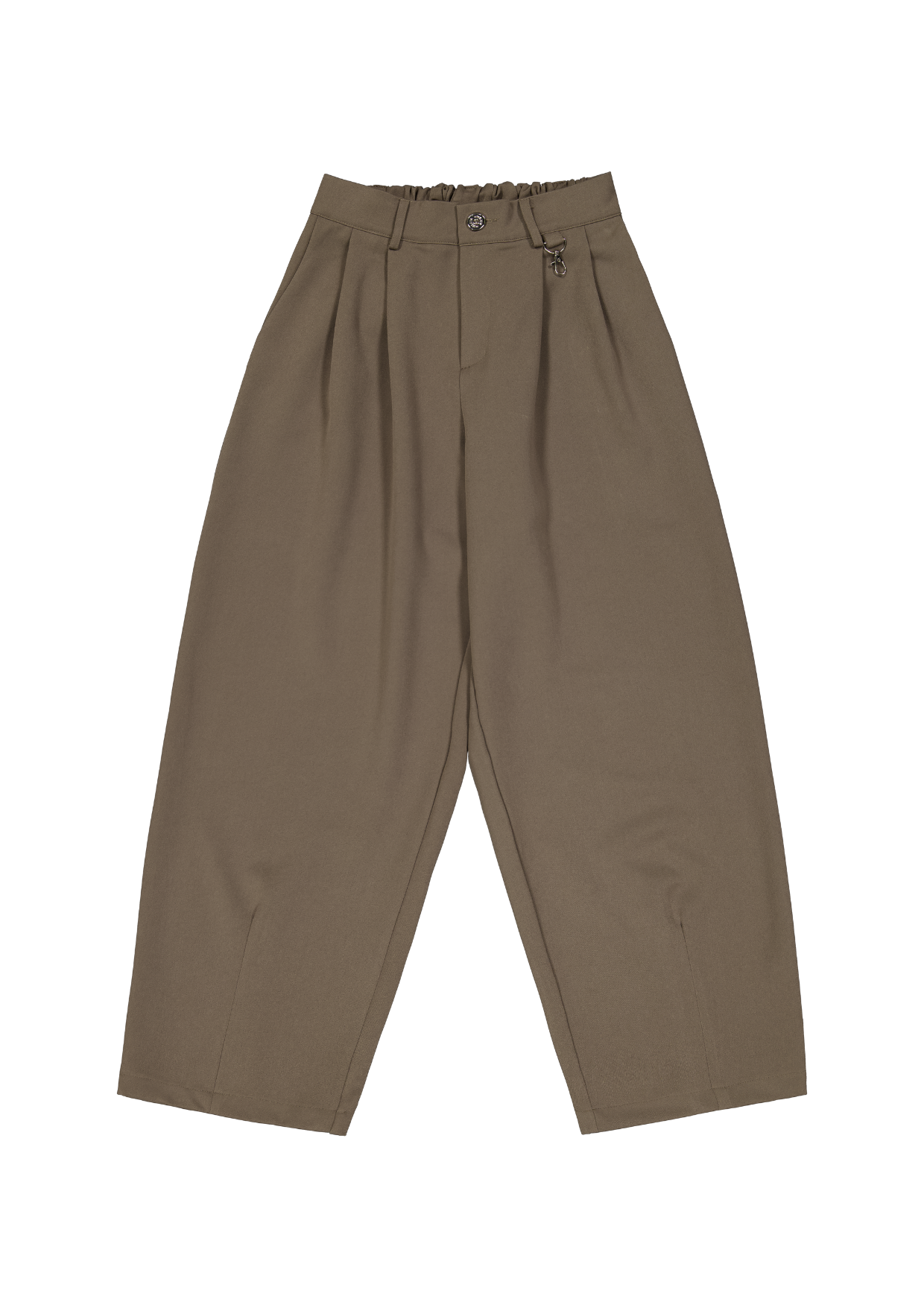 PLEATED PANT - BROWN