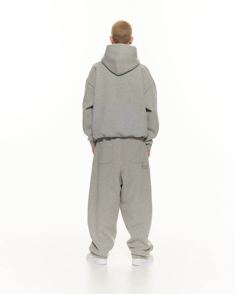 COZY STRAIGHT LEG SWEATS - GREY