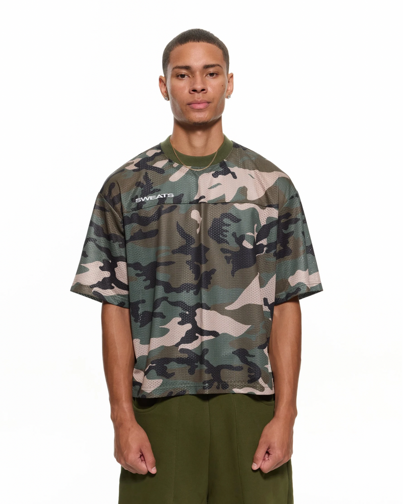 MESH SS T-SHIRT - CAMO – Sweats UK