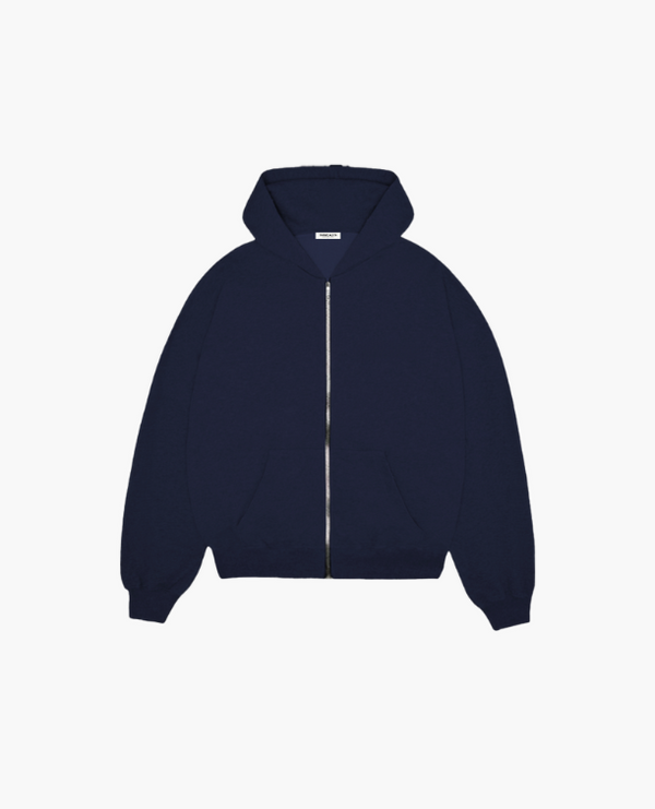 COZY ZIP UP - NAVY