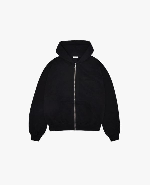 COZY ZIP UP BLACK Sweats UK