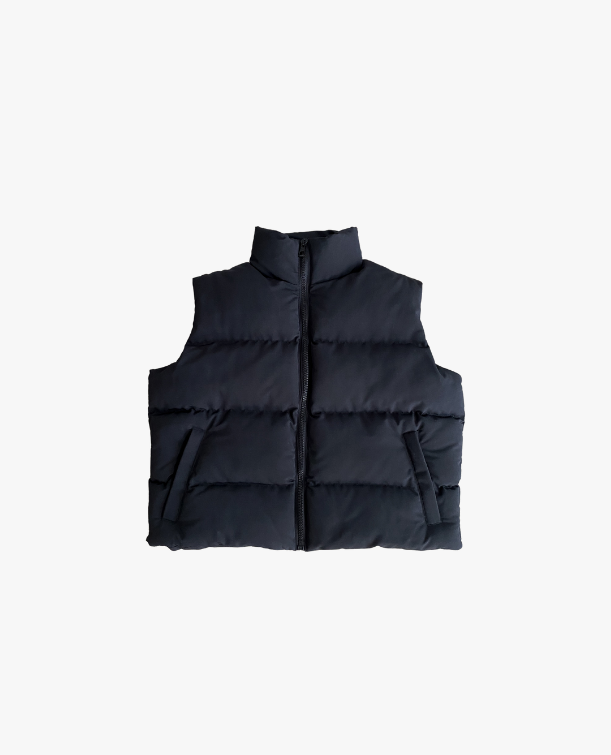 PUFFER VEST - BLACK