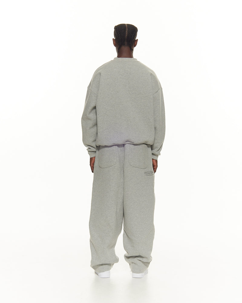 COZY STRAIGHT LEG SWEATS - GREY