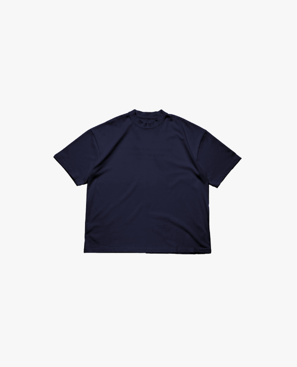 SIGNATURE BLANK T-SHIRT - NAVY