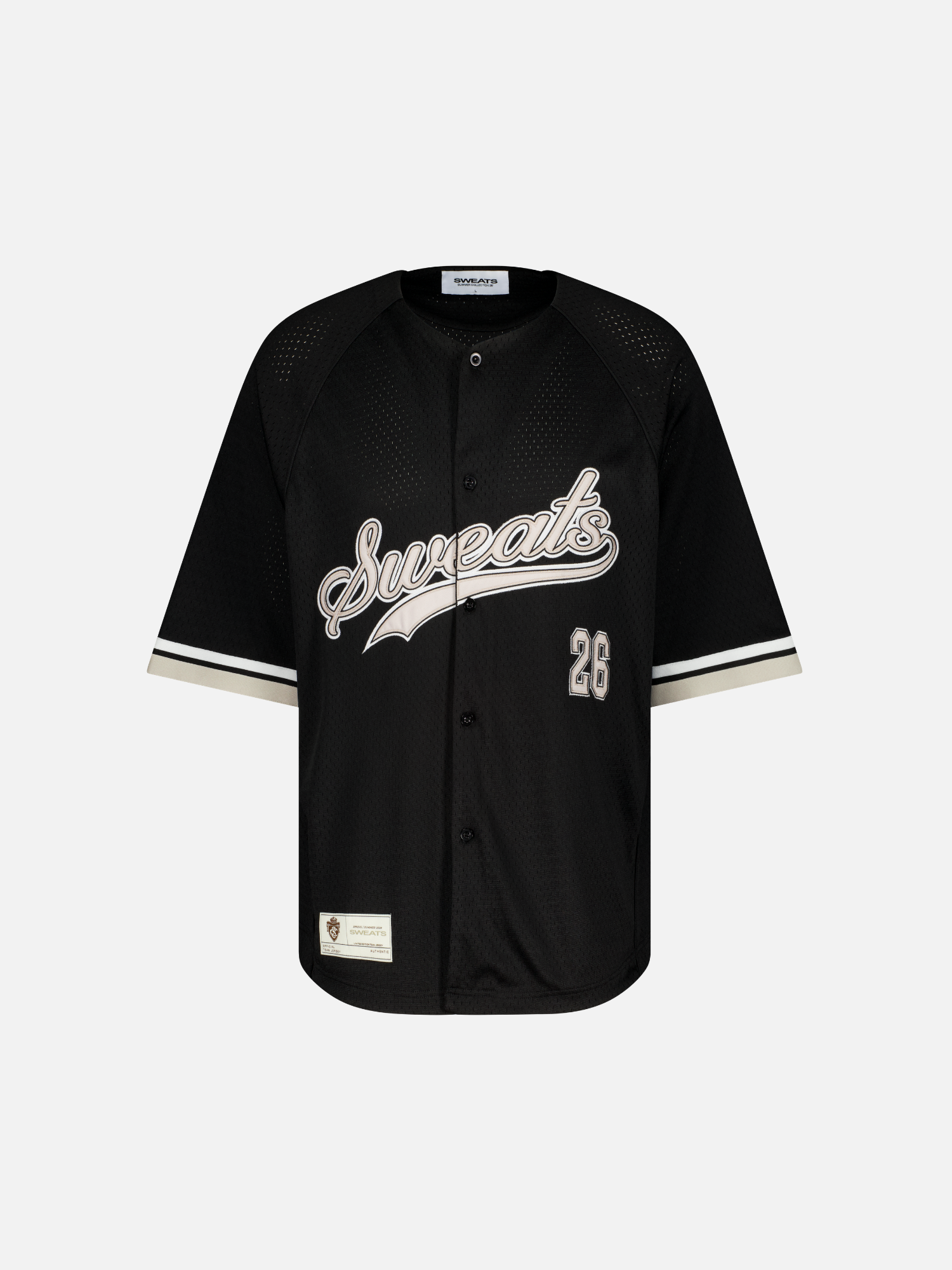 BASEBALL JERSEY - BLACK