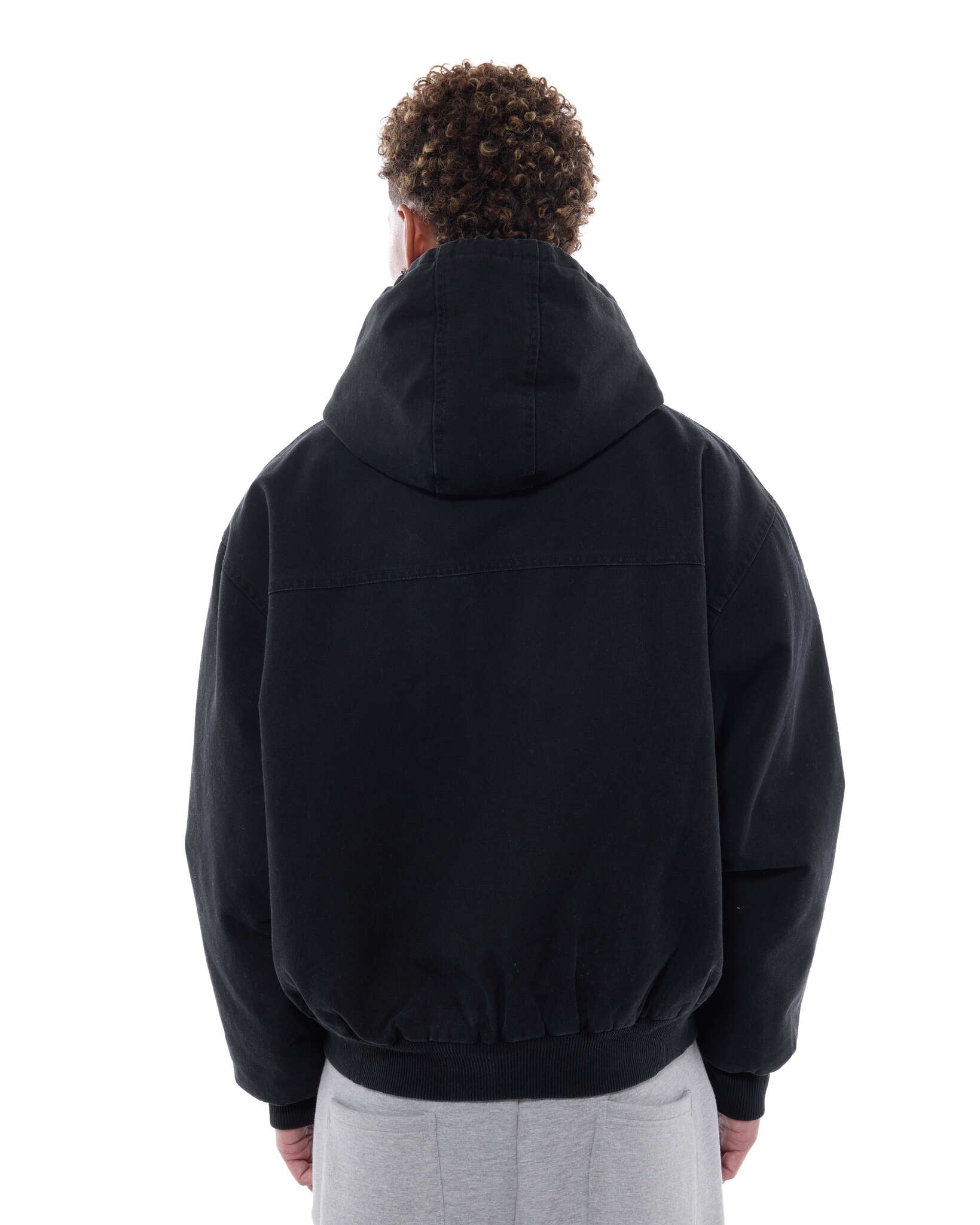 WORKWEAR HOODIE - WASHED BLACK - Sweats UK
