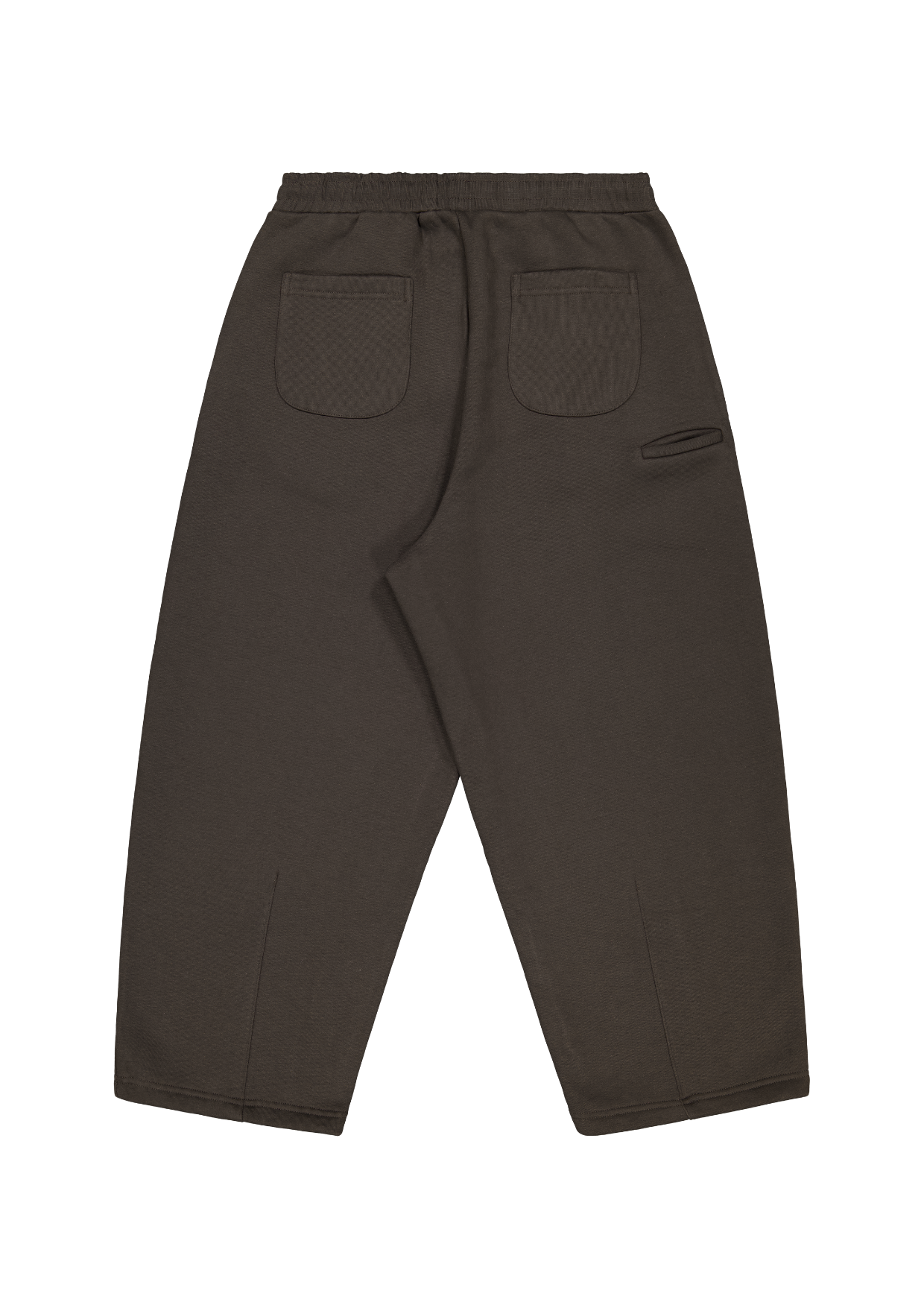 COZY STRAIGHT LEG SWEATS - COFFEE