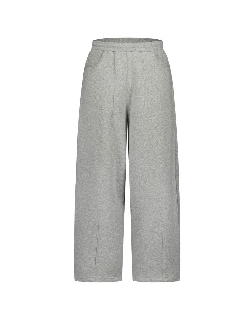 COZY STRAIGHT LEG SWEATS - GREY - Sweats UK