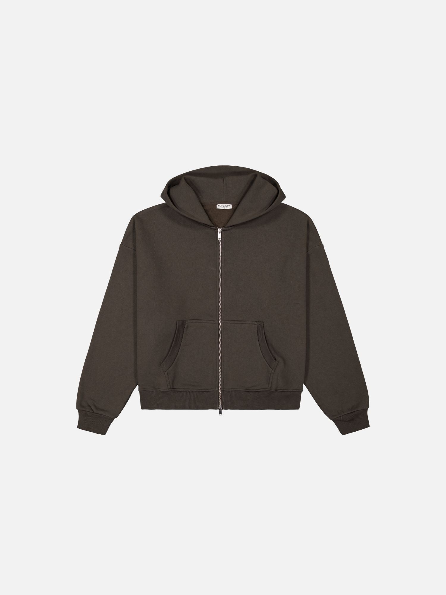 COZY ZIP UP - COFFEE