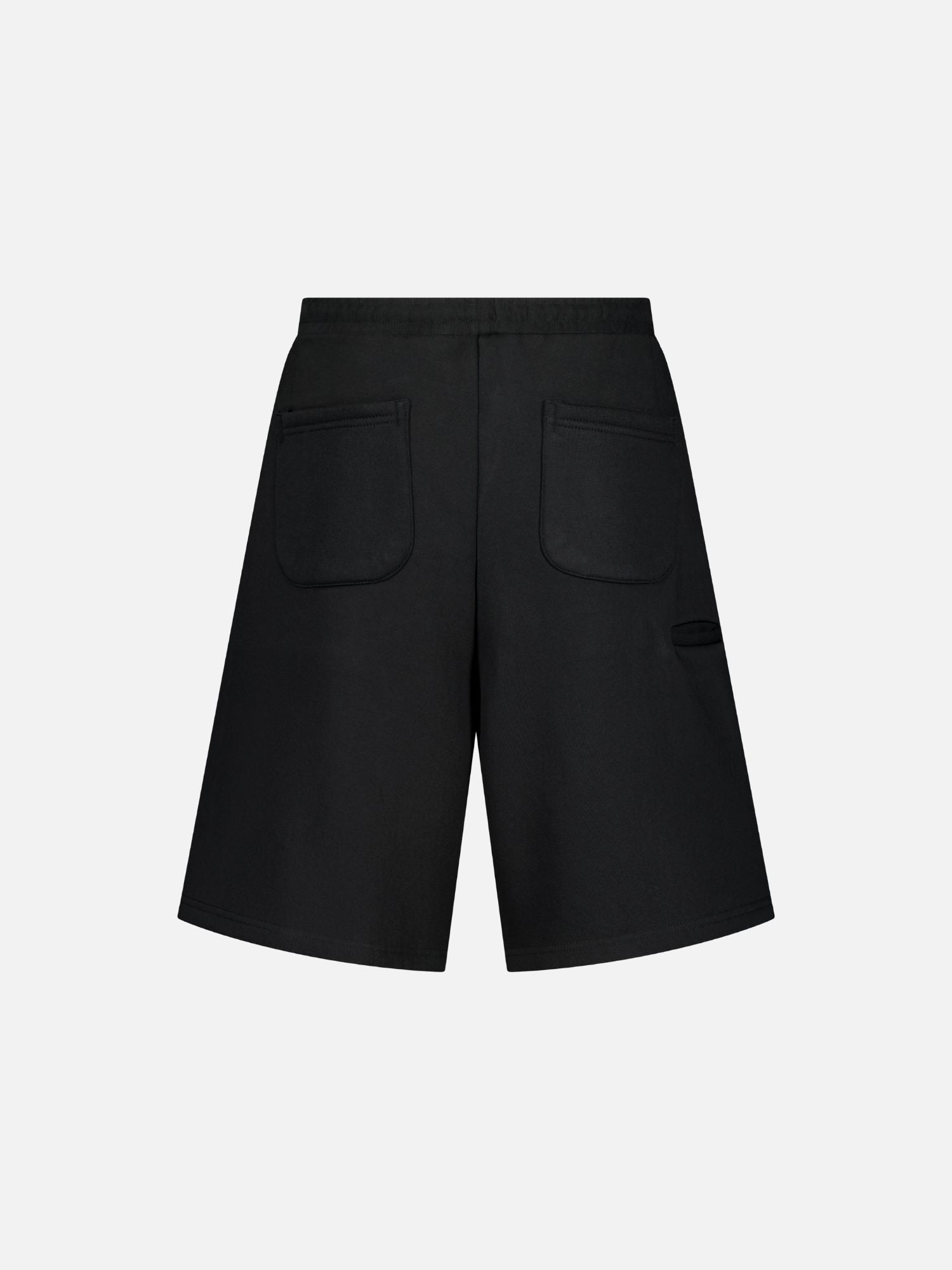 Cozy Shorts Black Cotton Blend | Sweats Collective
