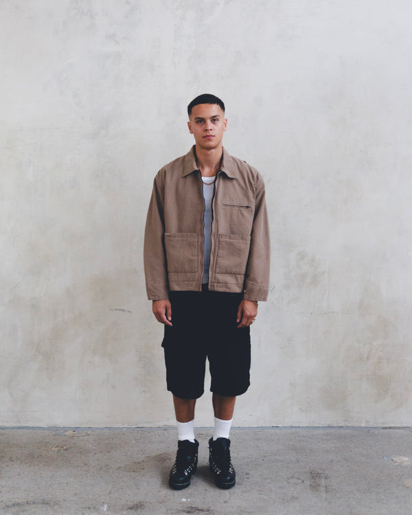 UTILITY JACKET - SAND