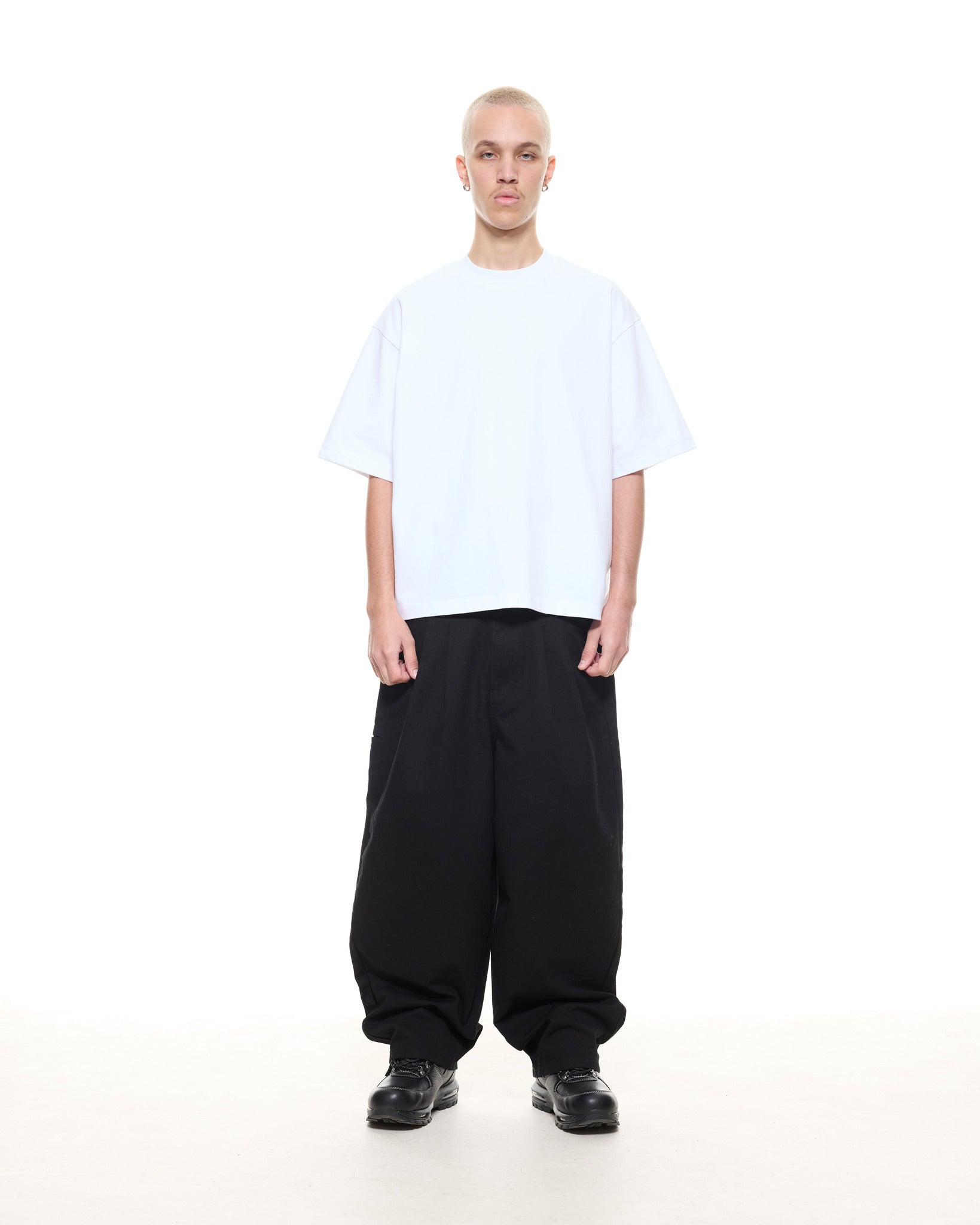 SIGNATURE BLANK T-SHIRT - PURE WHITE
