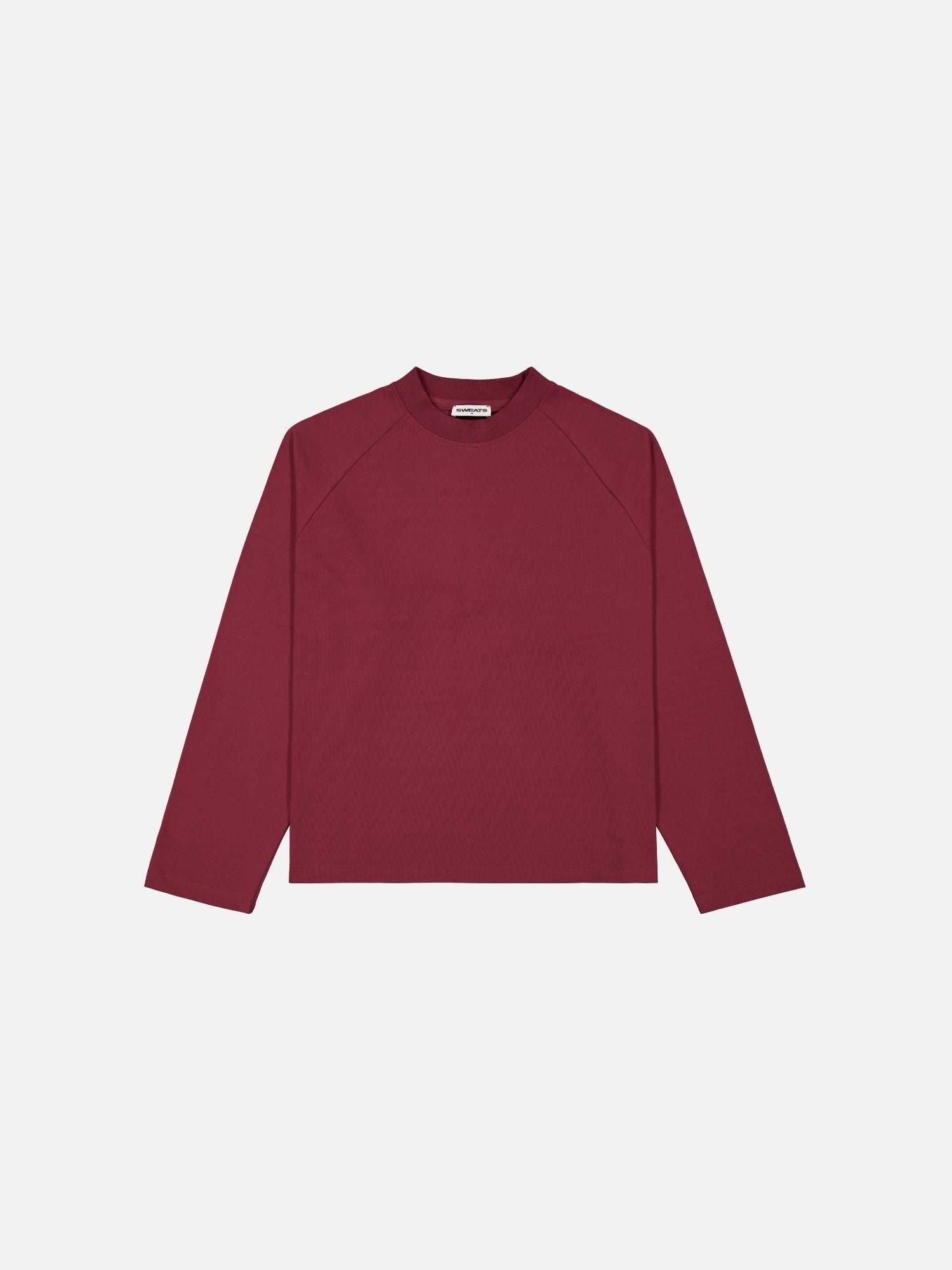LONG SLEEVE T-SHIRT - BURGUNDY