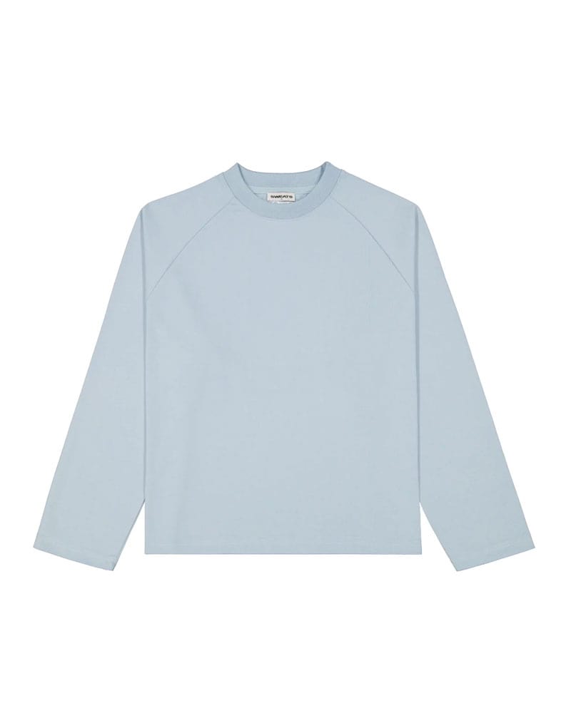 LONG SLEEVE T-SHIRT - GLACIER - Sweats UK