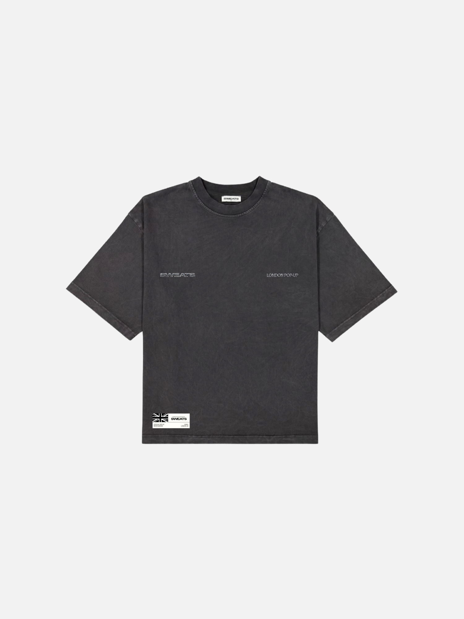 LONDON POPUP TEE - WASHED BLACK